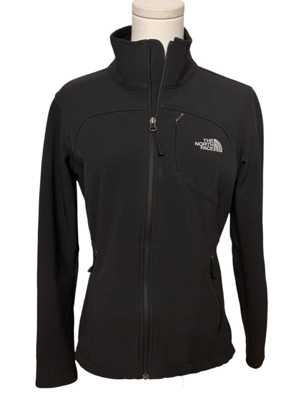The North Face Apex Black Neoprene Outdoor Jacket Size 8
